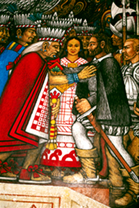 "El viejo" con Cortés
