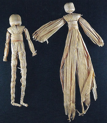 Muñecas de chala