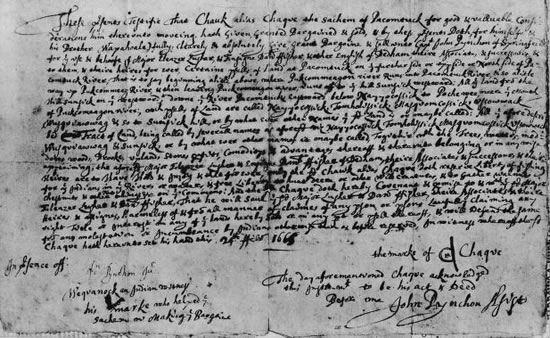 Escritura de venta de tierras (1666)