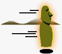 Moai. Mana