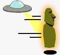 Moai. Erich Von Daniken